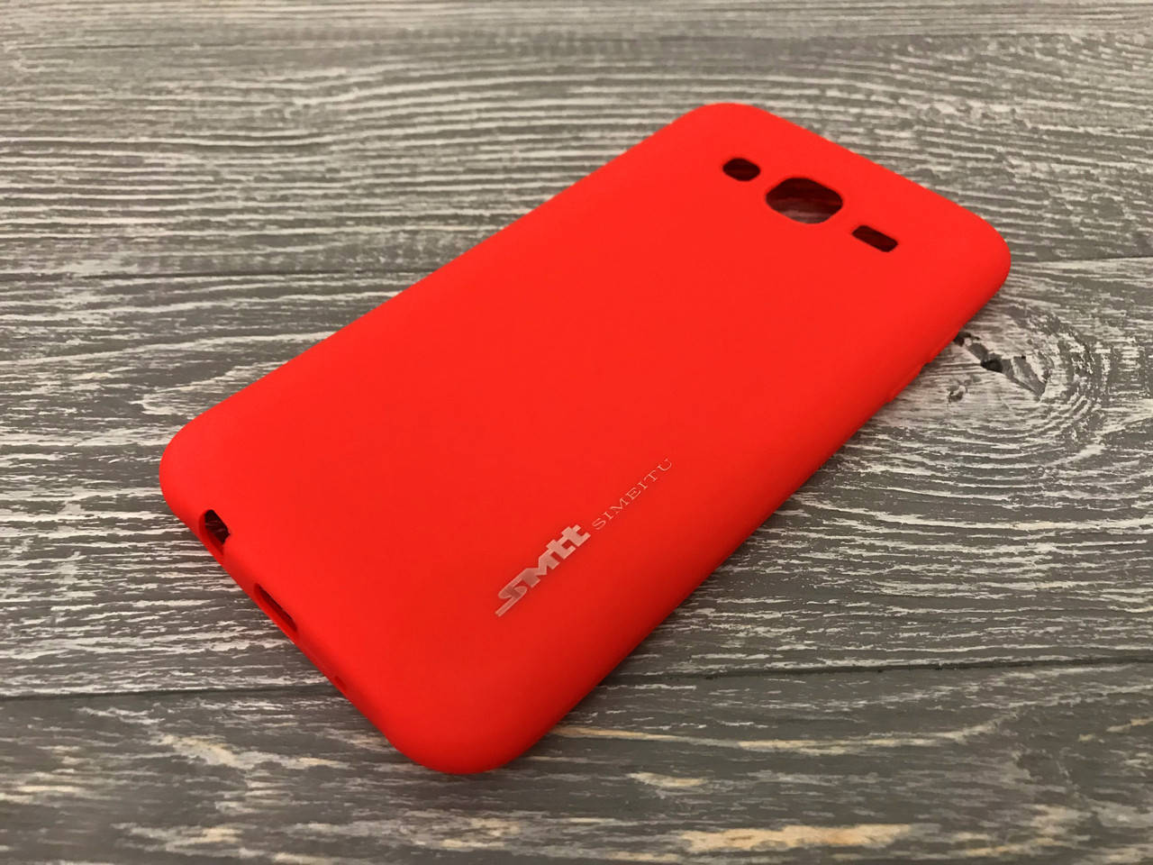

TPU чехол Smitt накладка бампер для Samsung Galaxy J7 J700h (5 цветов) красный