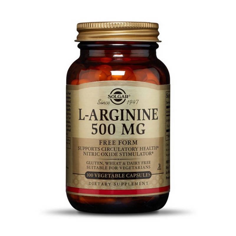

Аргинин Solgar L-Arginine 500 mg 100 veg caps