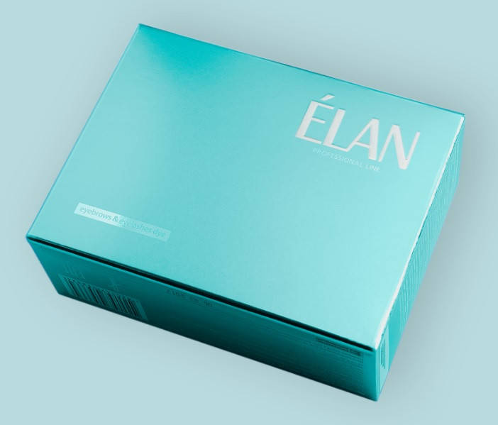 

Краска для бровей ELAN комплект 02 dark brown
