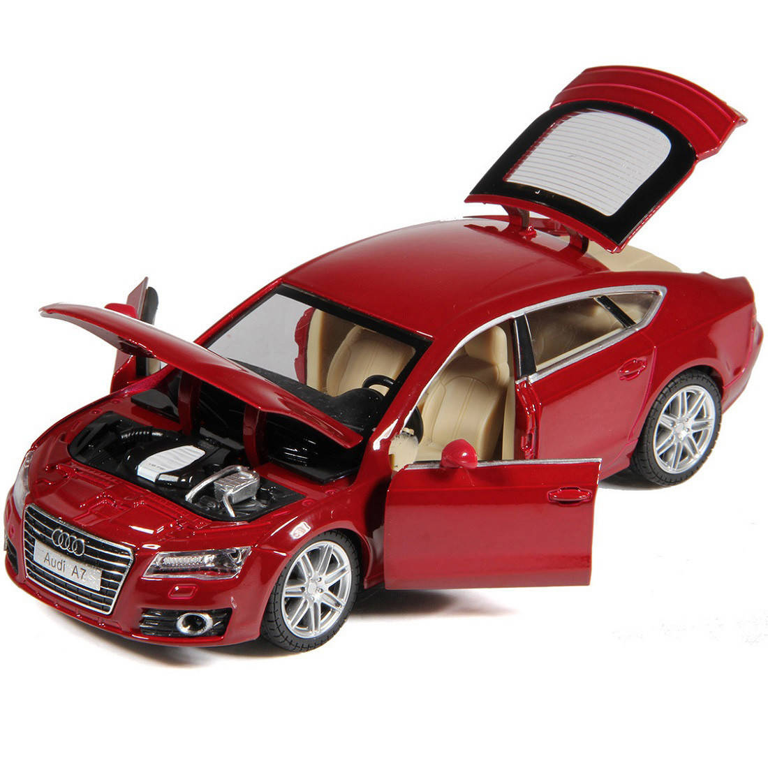

Игрушечная Металлическая Машинка Audi A7, Бордовый