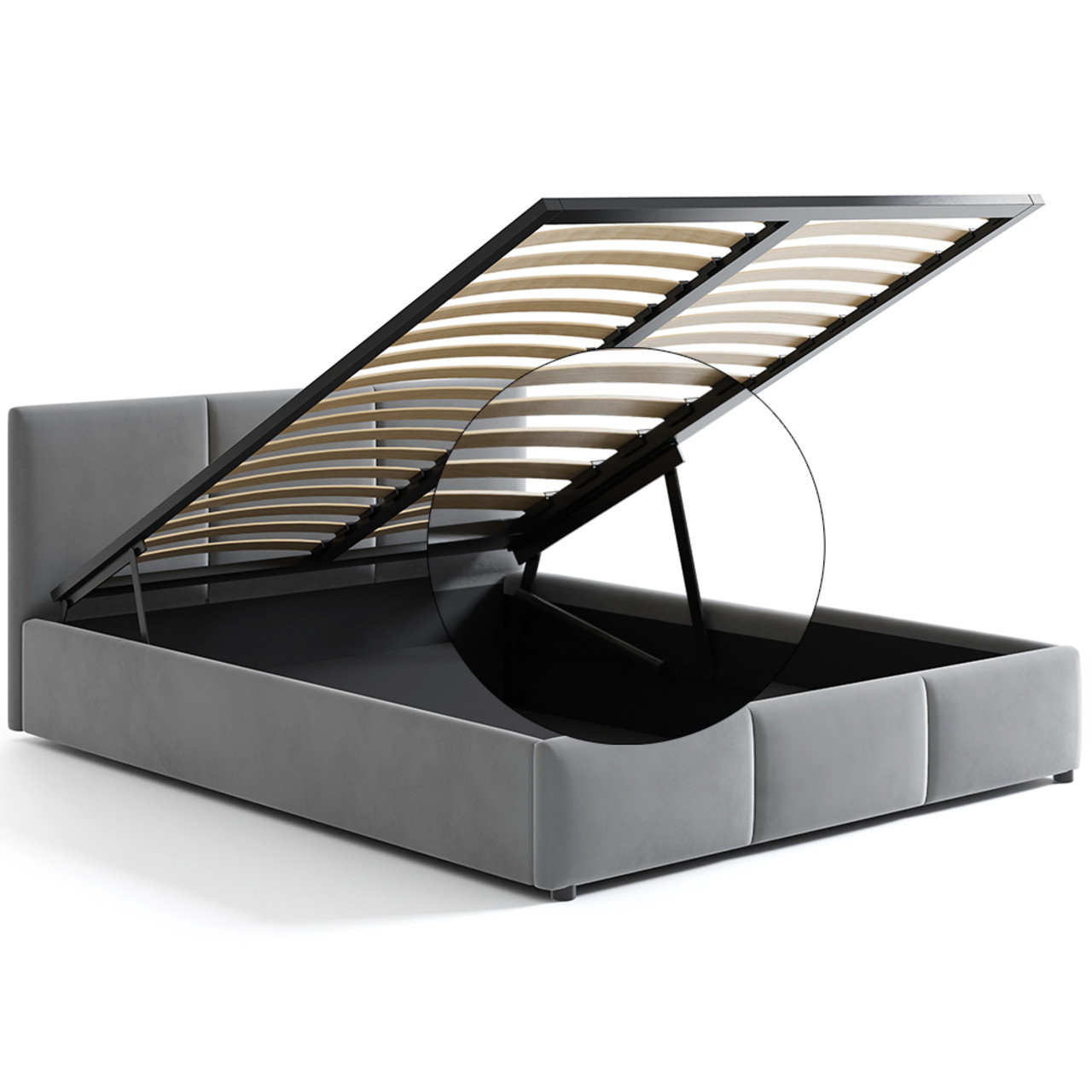 Ліжко Doros Мона Сірий 218х170х82 (83110005) 8