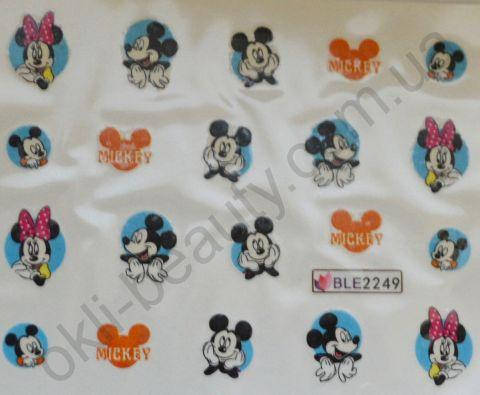 

Водная наклейка для дизайна ногтей BLE 2249