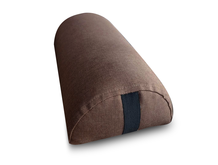 

Подушка Полувалик коричневая Coverbag, Коричневый
