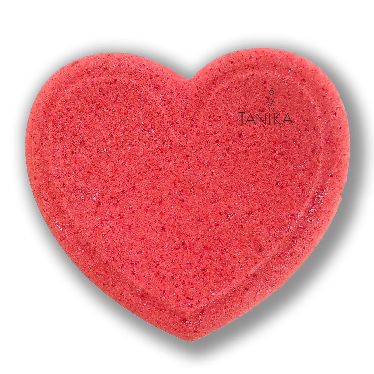 

Бомбочка для ванны Love red большая в виде сердца с маслами и ароматом фанты 130 г
