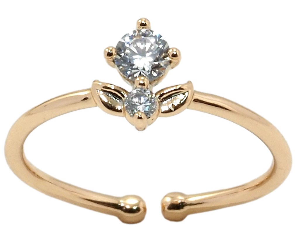 

Кольцо Xuping Позолота 18K "Цветочек" р.13-14