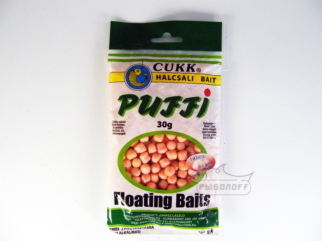 

Воздушное тесто CUKK Puffi со вкусом чеснока крупного размера 30г