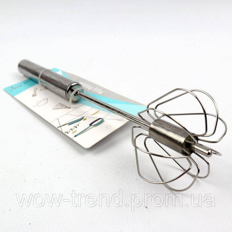 

Венчик Hand mixer with blister 27 см Ручной миксер для взбивания Нержавеющая сталь (KG-3328)