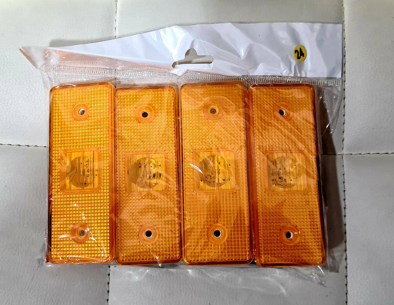 

Габаритные огни для грузовиков желтые 24V LED L, Фонарь габаритный прицепа, габариты