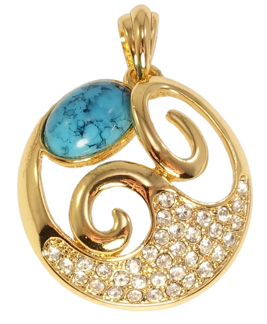 

Кулон Fallon Позолота 18К "Шторм"