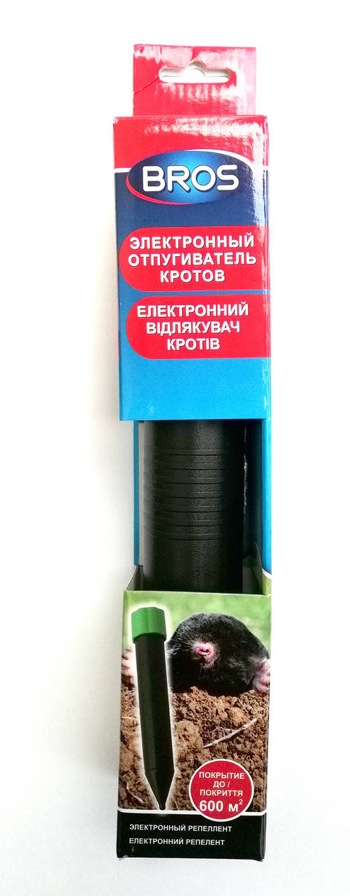 

Электронный отпугиватель кротов и грызунов "Антикрот" Брос Bros Sonic Польша