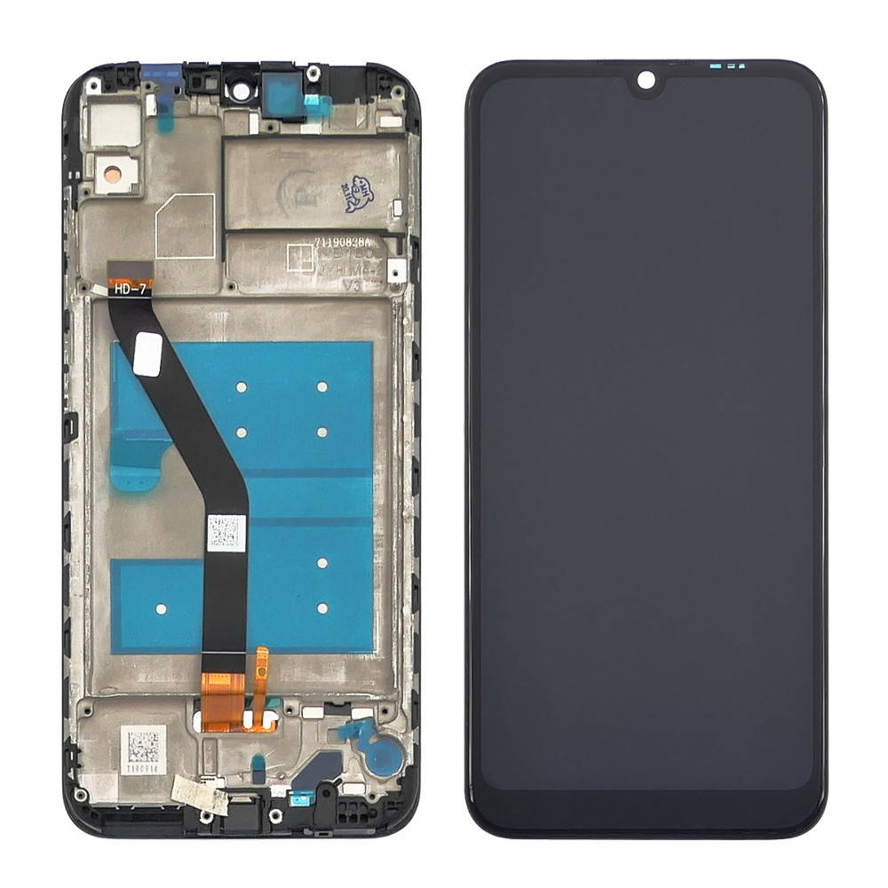 

Дисплей (lcd экран) для Huawei Honor 8A с чёрным тачскрином и корпусной рамкой, Черный