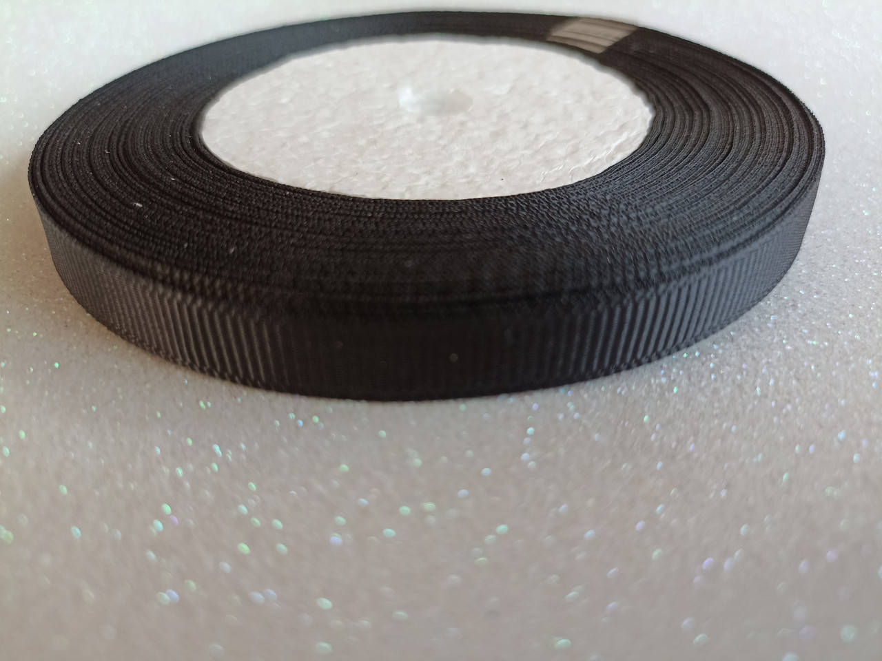 

Лента репс 1см (#039) черный 23м