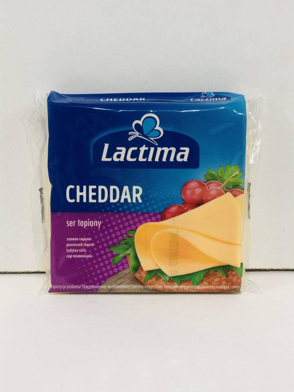 

Сир плавлений Lactima Cheddar 130гр
