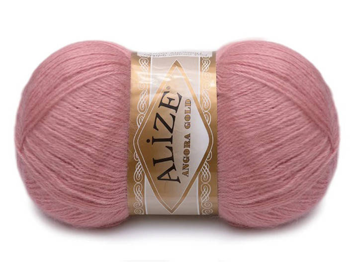 

Alize Angora Gold, Темная пудра №144, Розовый