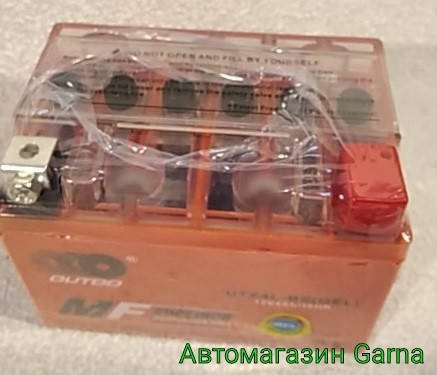

Аккумулятор для скутера/мопеда/мотоцикла гелевый 12В 4Ач 112х68х86 OUTDO