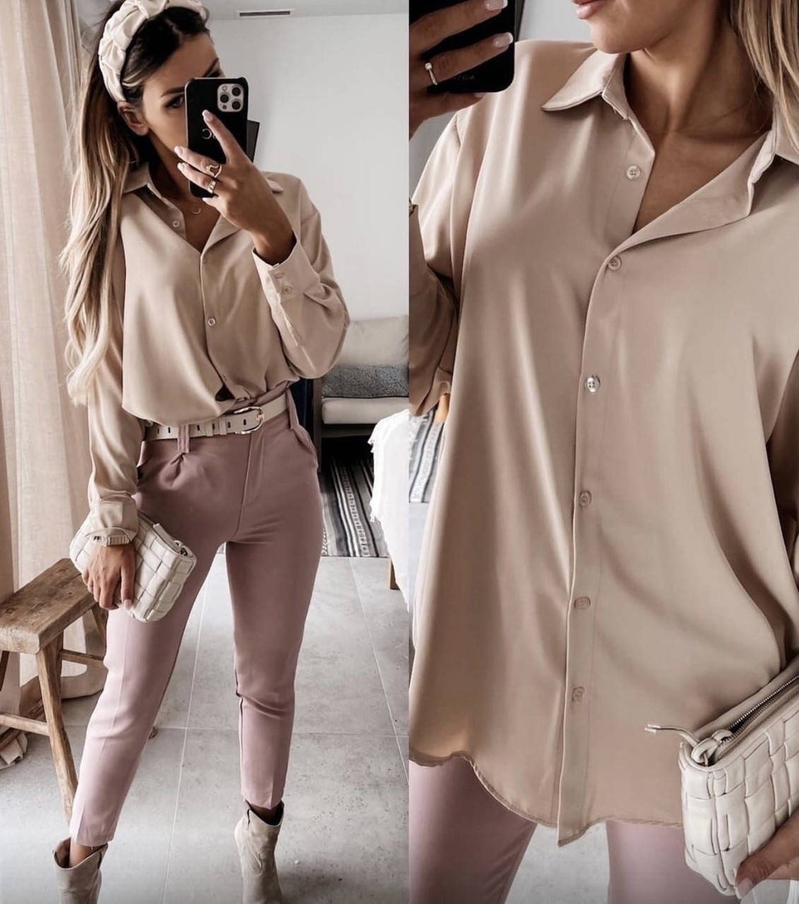 

Красивая женская блузка софт 42-46 беж,белый