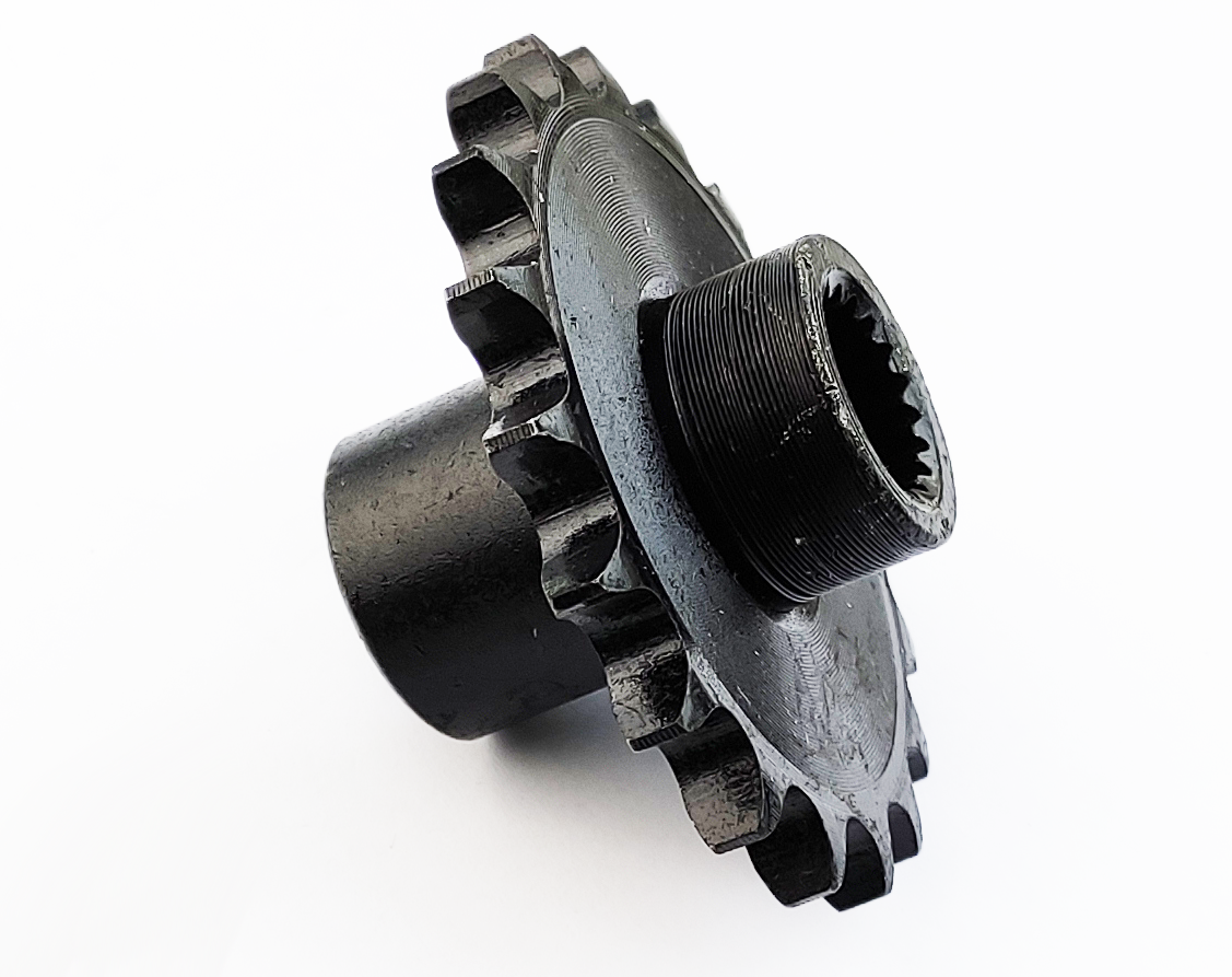 

Звезда приводная задняя шлицевая 428-19T (втулка d=20mm L=49mm)