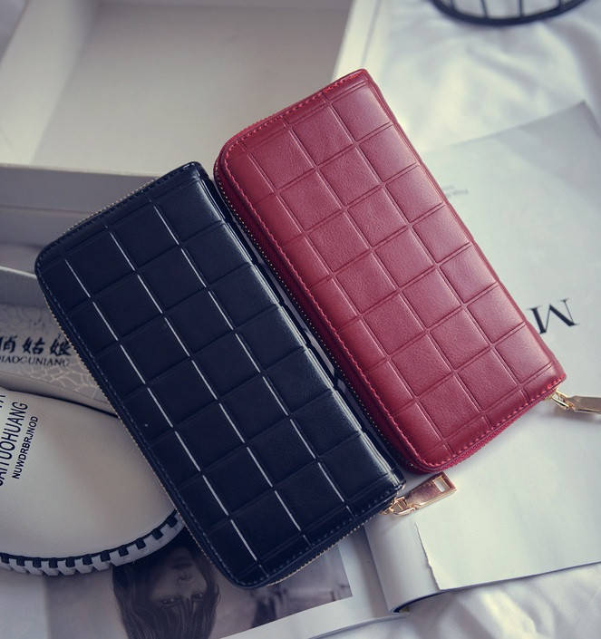 

Модный кошелек клатч женский Красный