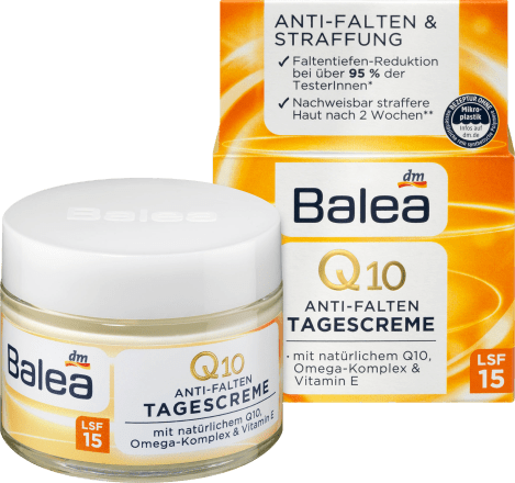 

Дневной крем для лица от морщин Balea Tagespflege Q10 Anti-Falten 50мл