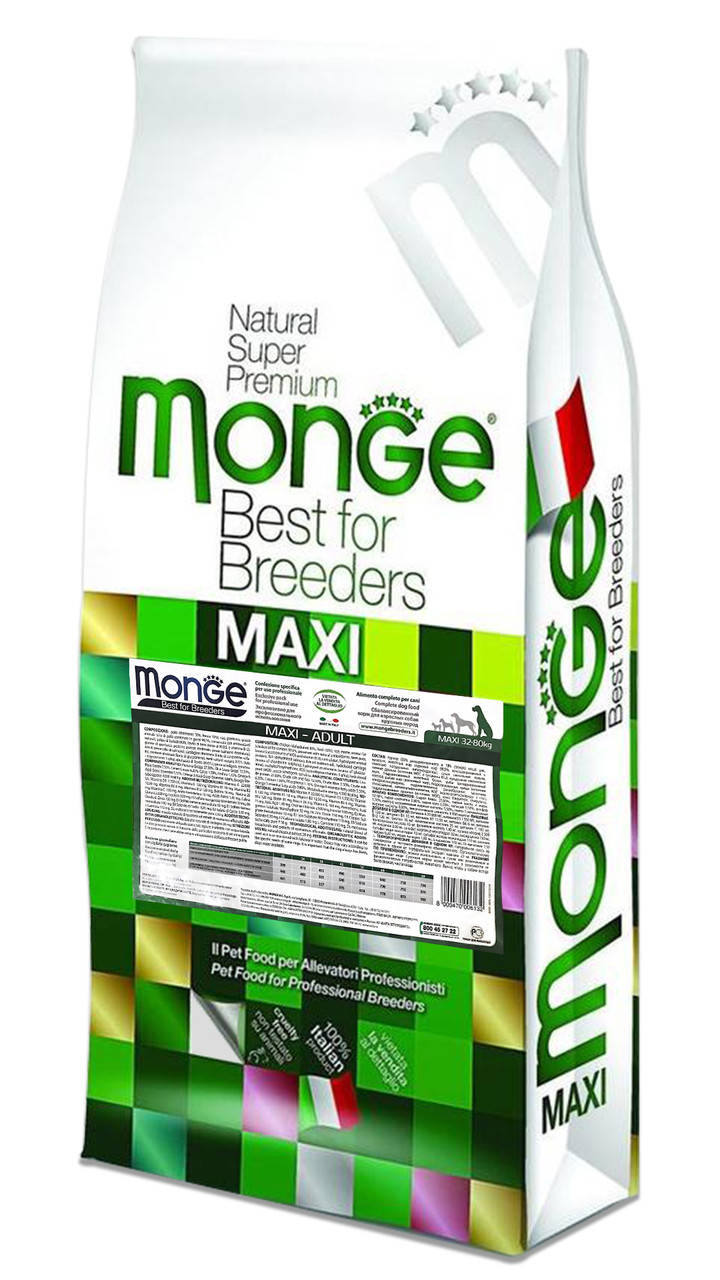 

MONGE DOG Maxi Adult курица с рисом - 15 кг
