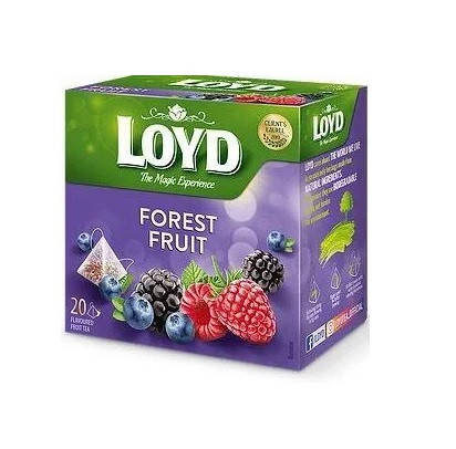 

Чай Фруктовый Лесные Ягоды Loyd Forest Fruit 20 пирамидок 40 г Польша