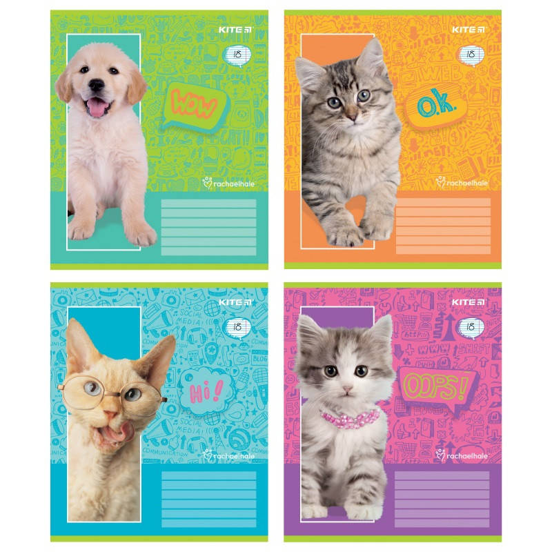 

Зошит 18арк. лін. "Kite" гібрид лак+УФ "Rachael Hale" №R21-237(20)(400)