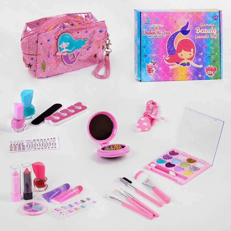 

Набор косметики 2005 J (36/2) косметичка, в коробке, Розовый