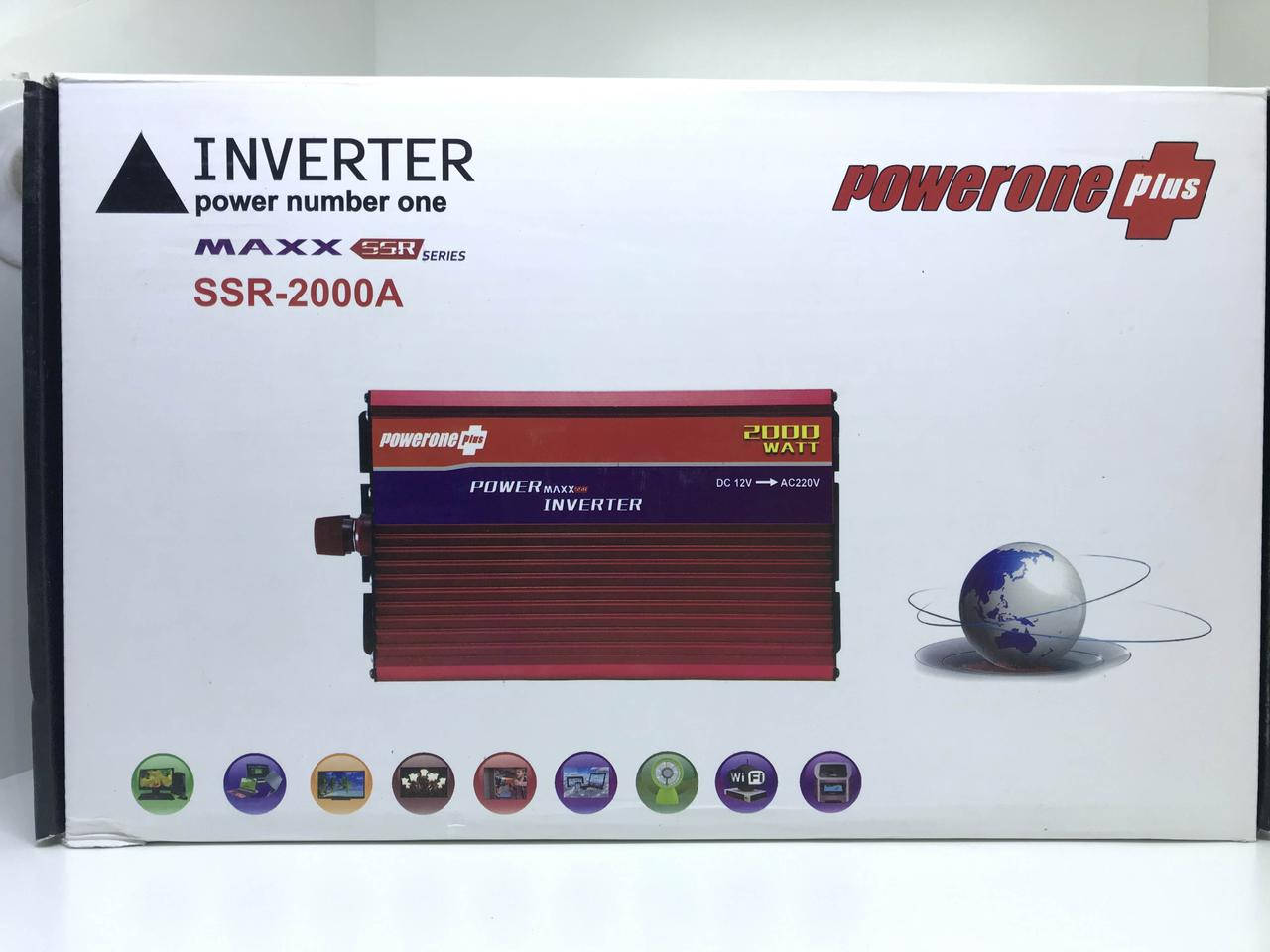 

Инвертор преобразователь напряжения 12В-220В -2000В 12V-220V-2000W BIG