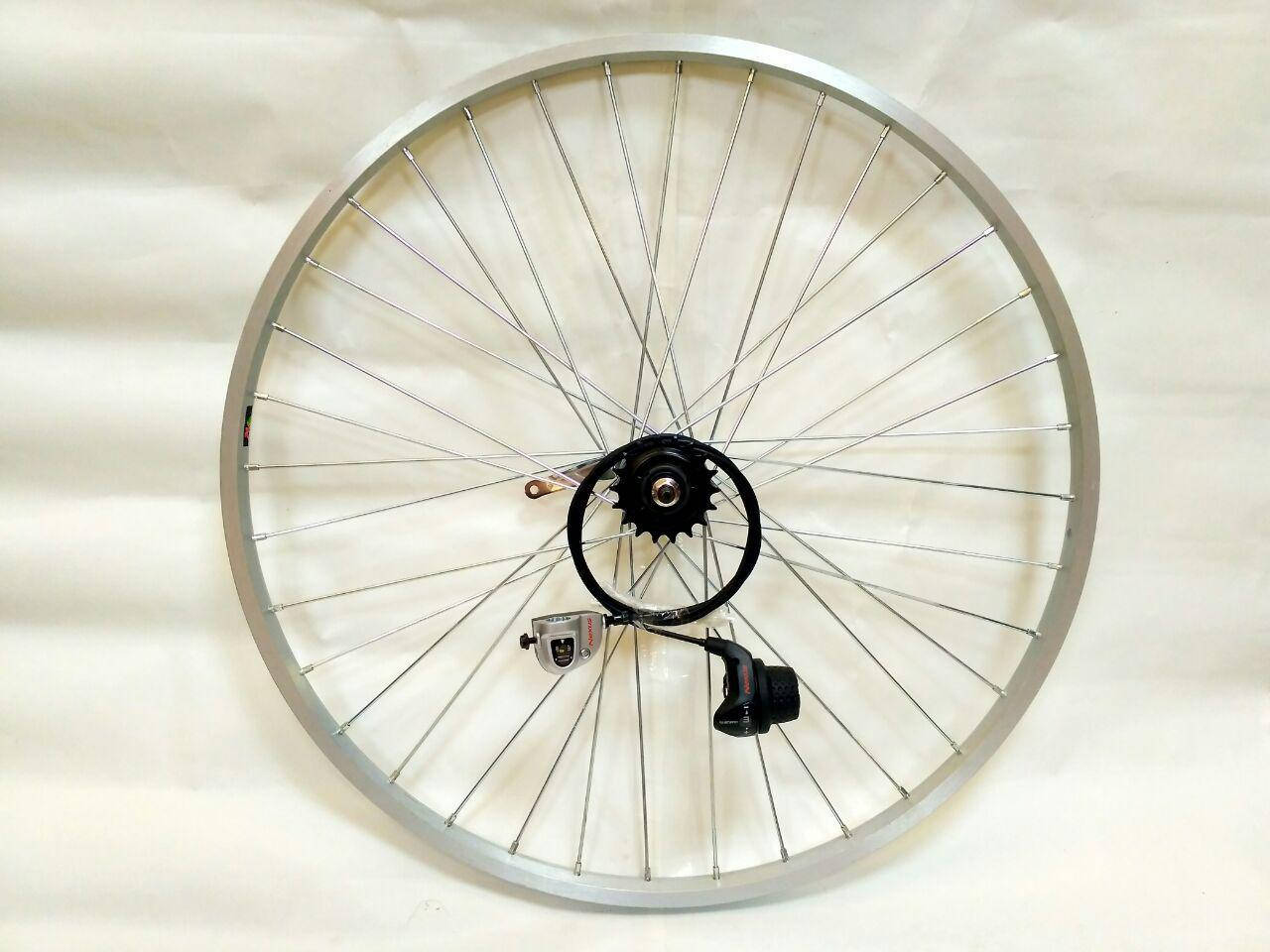

Колесо 28" на утолщенной спице + планетарная втулке Shimano Nexus Inter-3 SG-3C41 / Обод алюминий.