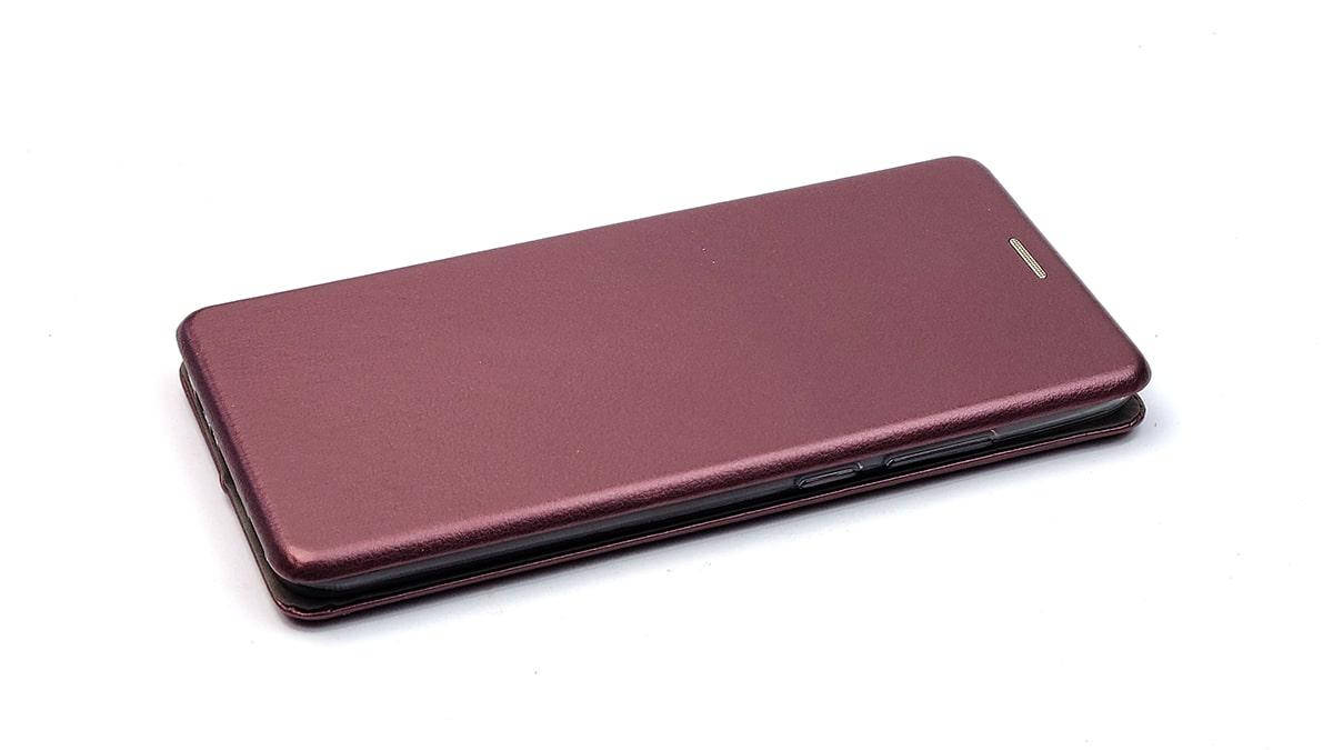 

Чехол книжка Level для Samsung Galaxy A02S A025 Экокожа Бордовый