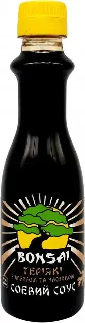 

Bonsai соус соевый Терияки с чесноком и имбирем (густой) 220 мл