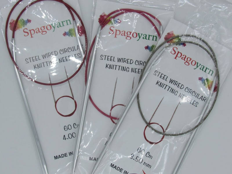 

Спицы круговые 60 см на тросике 4.5 мм