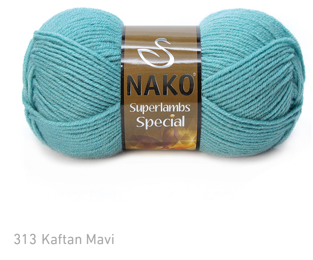 

Nako Superlambs Special бирюза № 313