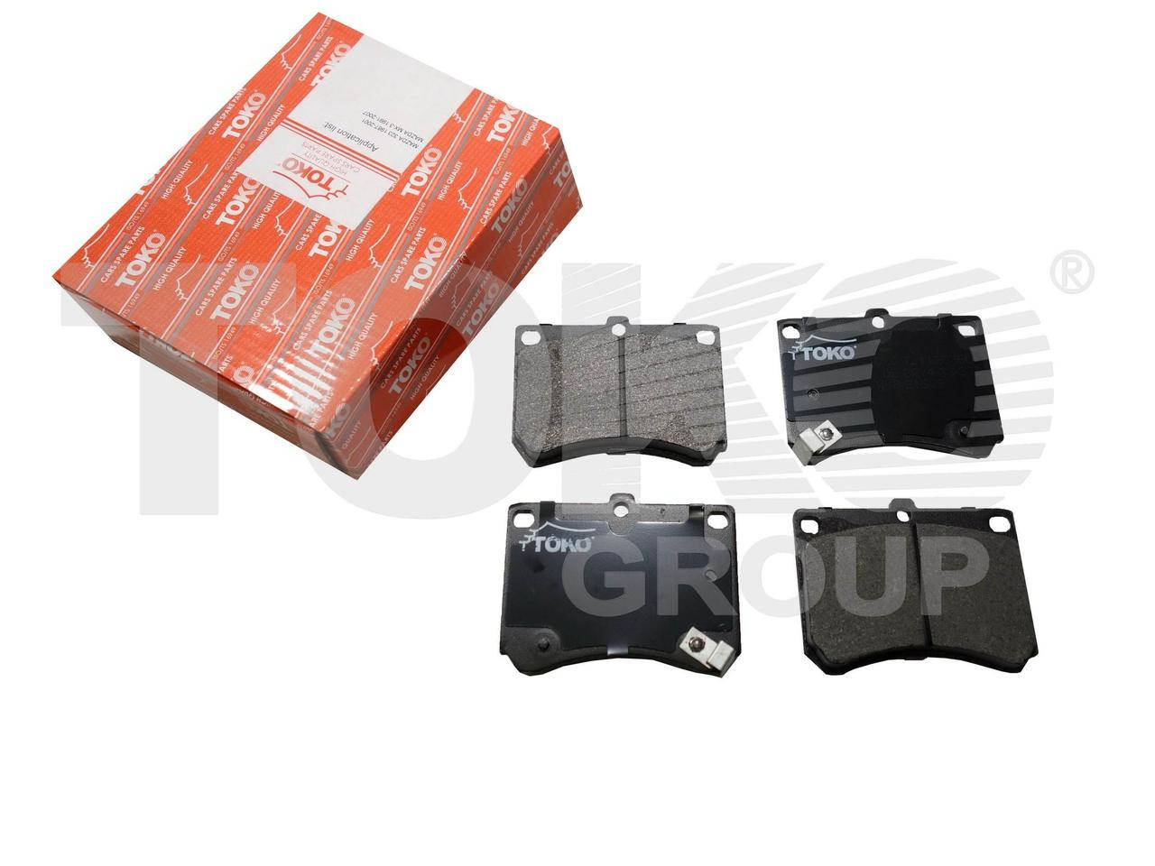 

Передние тормозные колодки MAZDA 323 1.8I 94-,3 23F 1.9I 94-, MX-3 1.6I 16V 91- | Колодки тормозные Мазда 323