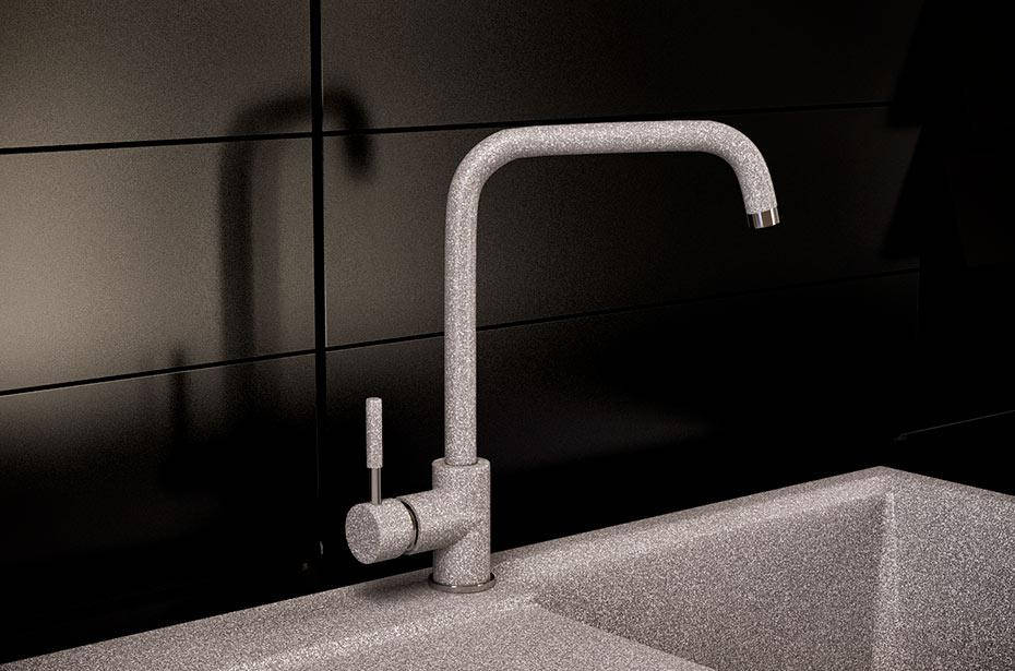 

КУХОННЫЙ СМЕСИТЕЛЬ ГРАНИТНЫЙ KAHER IMPERIAL 05 СЕРЫЙ