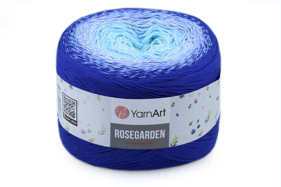 

YarnArt Rosegarden, №318, Секционное крашение