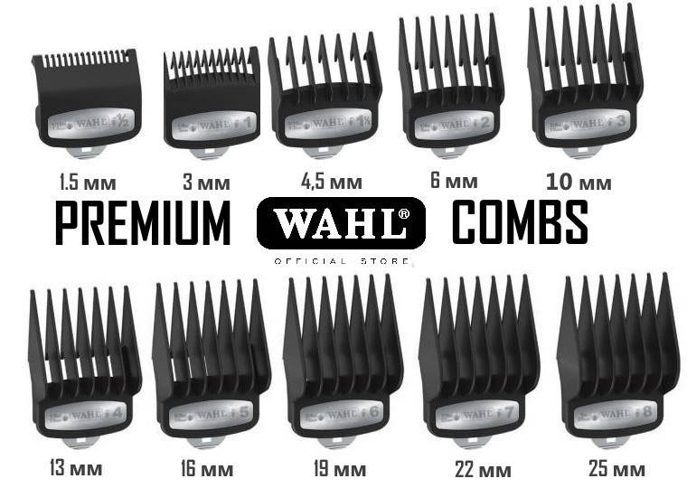 

Набор насадок Wahl Premium 10 шт. (03421-100)