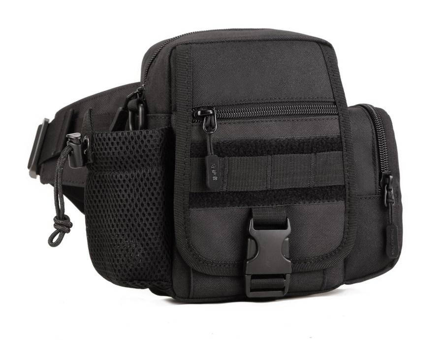

Сумка повседневная поясная / плечевая Protector Plus EDC Y117 black, Черный