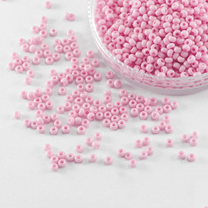 

Бисер 16298 Чешский Preciosa 10/0, Алебастр Цветной DA, Розовый, Круглый, (УТ100005097)