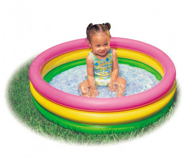 

Детские надувные игровые бассейны.Товары для пляжа.Бассейны надувные Интекс., Белый