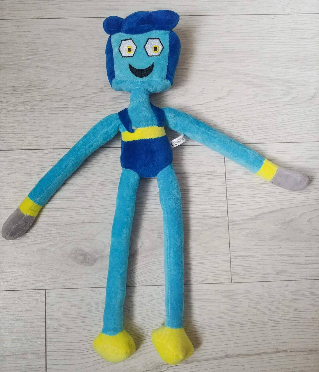 

Хаги Ваги Huggy Wuggy Папа длиные ноги обнимашка мягка игрушка 48см, Голубой