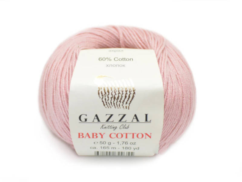 

Gazzal Baby Cotton, Пудра №3444, Розовый