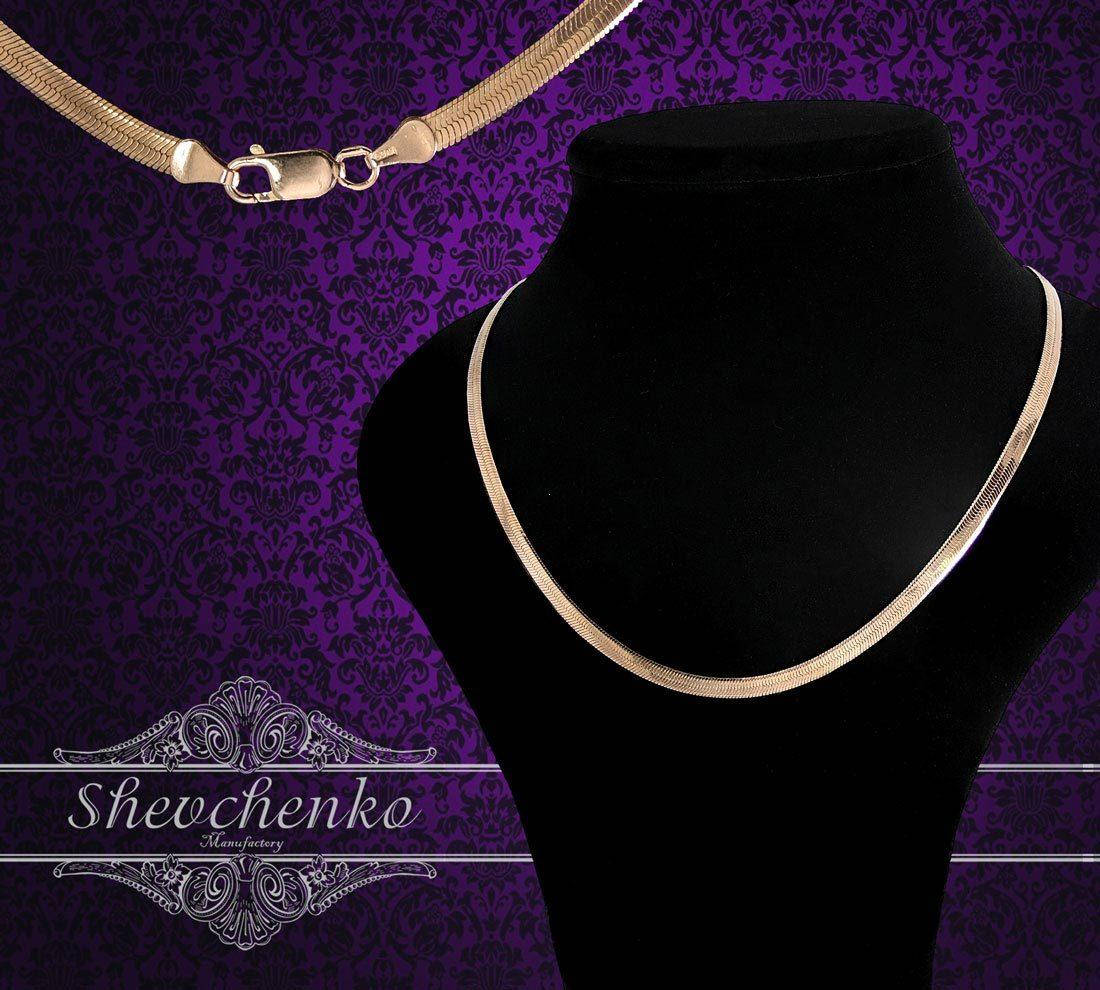 

Серебряная цепь 925 пробы, позолота 585 пробы 18 карат, 60 см. 50