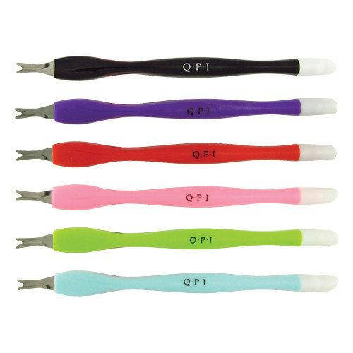 

Резец кутикульный с пушером для маникюра QPI Professional цветной 11 см QТ-06 QT-06/1
