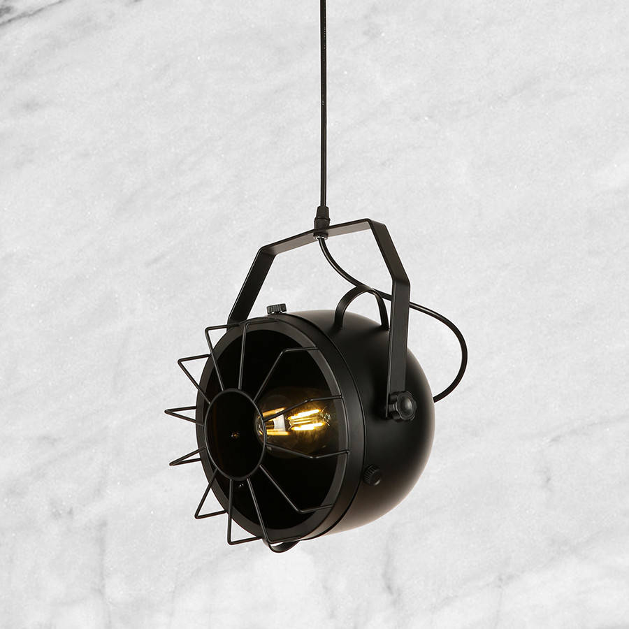 

Подвес чёрный "Средний прожектор" (21см), Черный