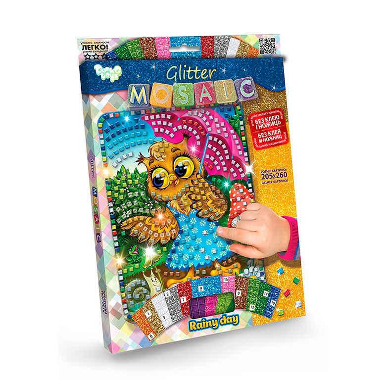 

Набор для творчества DankoToys DT БМ-03-10 Мозаика блестящая Glitter Mosaic