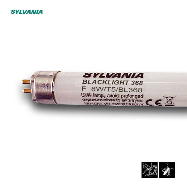 

Лампа ультрафиолетовая в ловушки для насекомых Sylvania F 8W/T5/BL368 G5