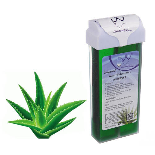 

Теплый воск кассетный для депиляции восковая кассета картридж Konsung beauty 150 г Aloe Vera - алоэ вера