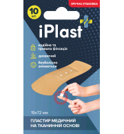 

Лейкопластырь iPlast медицинский на тканевой основе, 10 шт (набор)