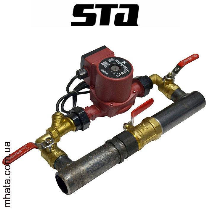 

Байпас стальной для отопления кран короткий 50 (2") +Насос